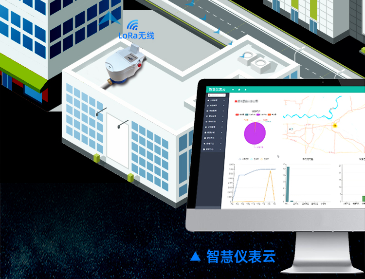 LoRa無線遠(yuǎn)傳閥控水表